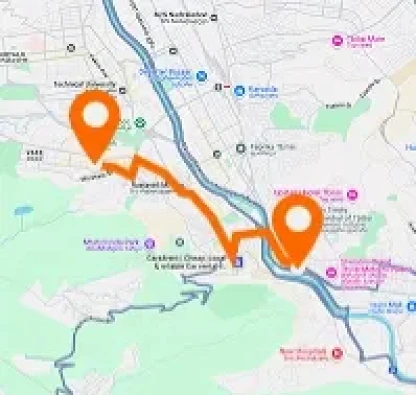 Abashidze Garden — Avlabari metro — horizontal layout