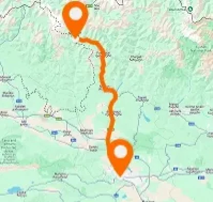 Tbilisi — Gudauri — horizontal layout