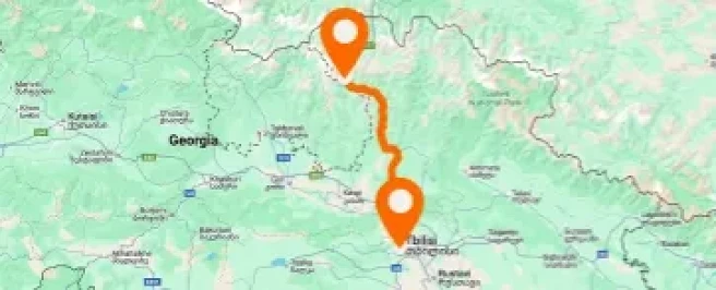 Tbilisi — Gudauri — vertical layout