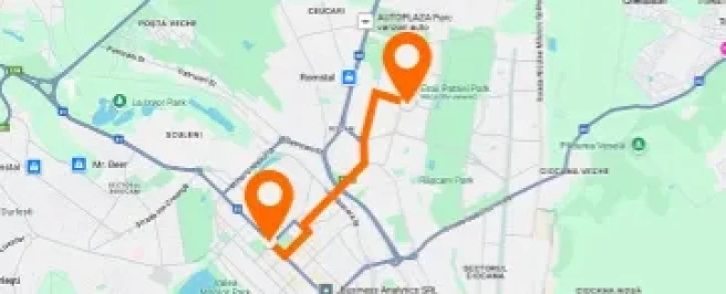 Riscani — Chisinau center — vertical layout